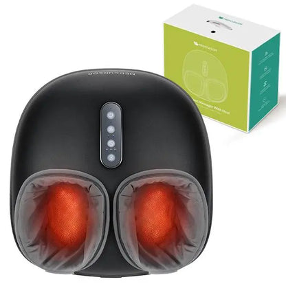 Nekteck Heated Shiatsu Foot Massager – Deep Kneading Massage, Air Compression Therapy, Enhances Circulation & Relieves Foot Fatigue